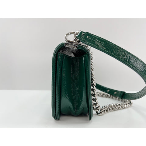 CHANEL Boy chanel Shoulder Bag green WS32995