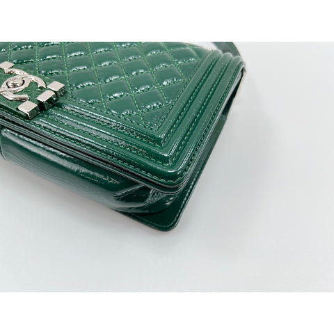 CHANEL Boy chanel Shoulder Bag green WS32995