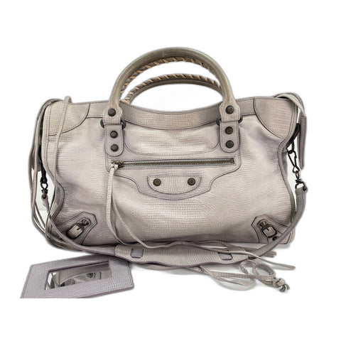 BALENCIAGA 10th The First Handbag gray WS32997