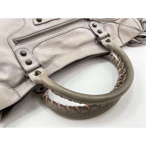 BALENCIAGA 10th The First Handbag gray WS32997