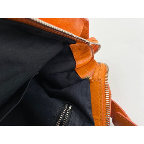 BALENCIAGA Giant City Handbag leather Orange WS32998
