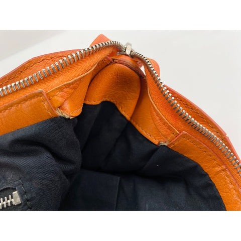 BALENCIAGA Giant City Handbag leather Orange WS32998