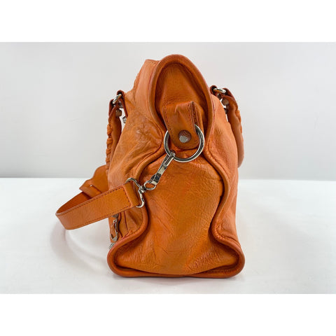 BALENCIAGA Giant City Handbag leather Orange WS32998