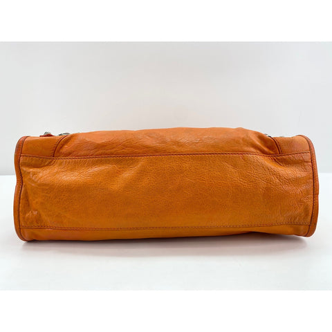 BALENCIAGA Giant City Handbag leather Orange WS32998