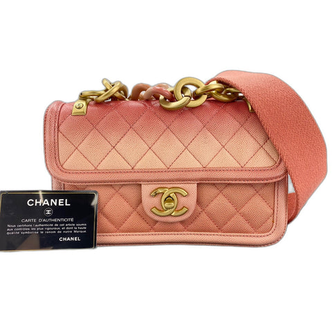 CHANEL Matrasse Shoulder Bag pink WS33001