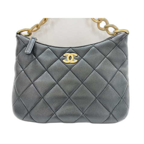 CHANEL Matrasse Shoulder Bag lambskin black WS33003