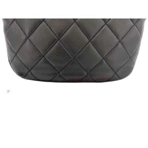 CHANEL Matrasse Shoulder Bag lambskin black WS33003