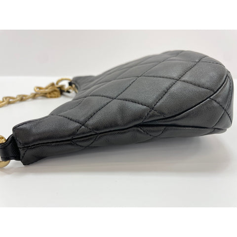 CHANEL Matrasse Shoulder Bag lambskin black WS33003