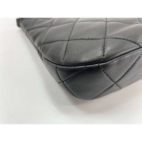 CHANEL Matrasse Shoulder Bag lambskin black WS33003