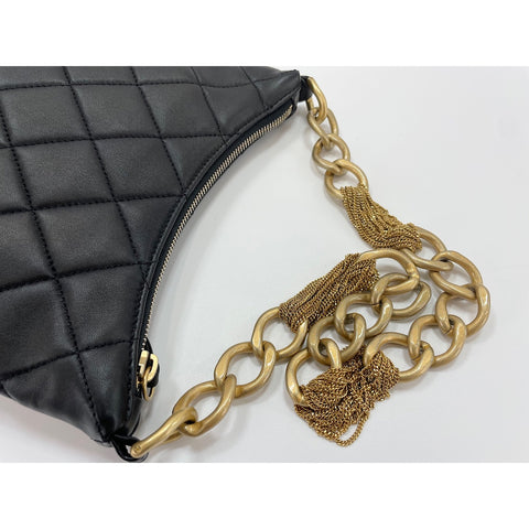 CHANEL Matrasse Shoulder Bag lambskin black WS33003