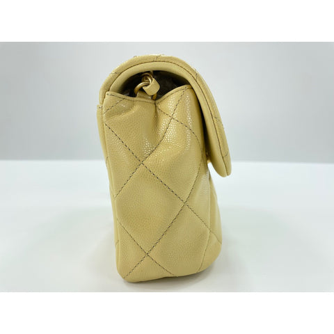 CHANEL Matrasse Shoulder Bag leather yellow WS33004