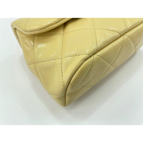 CHANEL Matrasse Shoulder Bag leather yellow WS33004