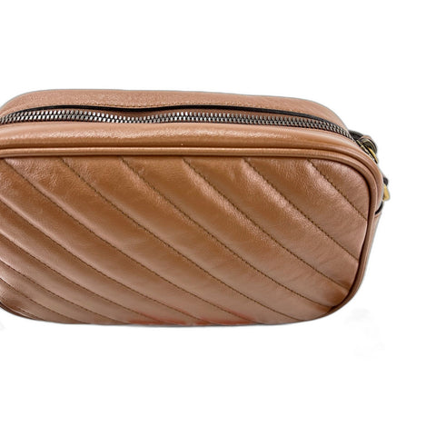 GUCCI GG Marmont Shoulder Bag leather Brown WS33005