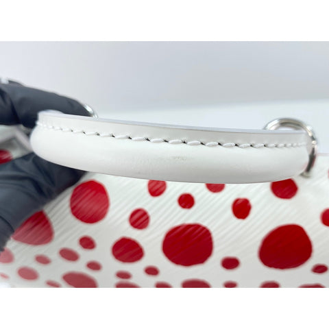 LOUIS VUITTON x Yayoi Kusama Cluny Handbag white WS33008