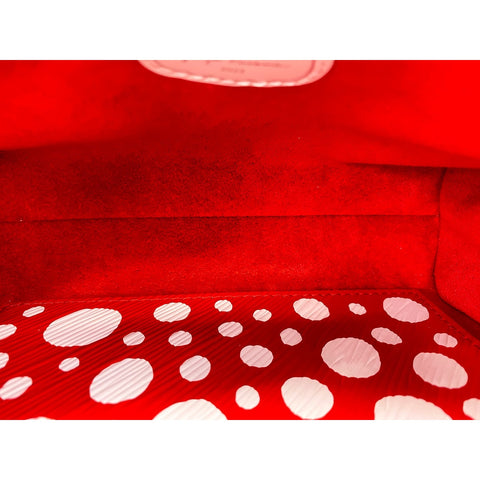LOUIS VUITTON x Yayoi Kusama Cluny Handbag white WS33008