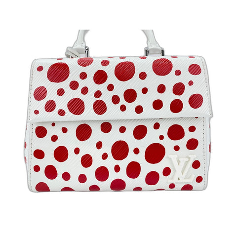 LOUIS VUITTON x Yayoi Kusama Cluny Handbag white WS33008