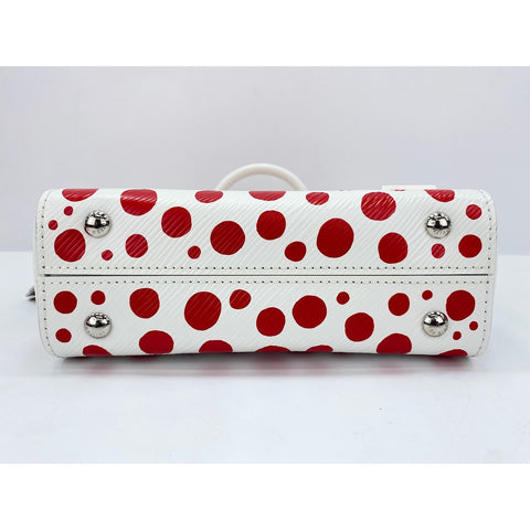 LOUIS VUITTON x Yayoi Kusama Cluny Handbag white WS33008