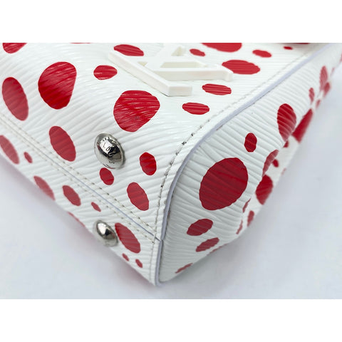 LOUIS VUITTON x Yayoi Kusama Cluny Handbag white WS33008