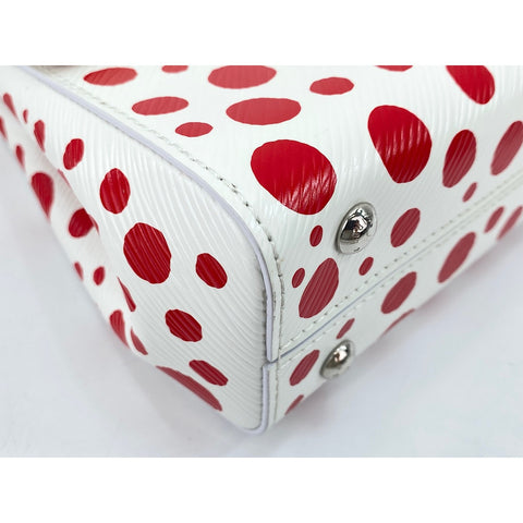 LOUIS VUITTON x Yayoi Kusama Cluny Handbag white WS33008