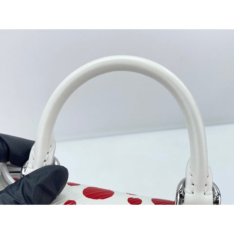 LOUIS VUITTON x Yayoi Kusama Cluny Handbag white WS33008