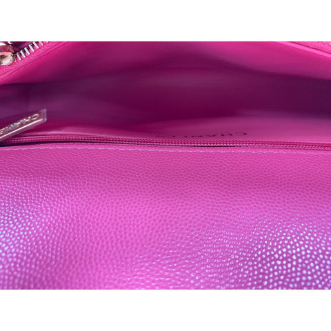 CHANEL Coco Handle Matrasse Handbag pink WS33011