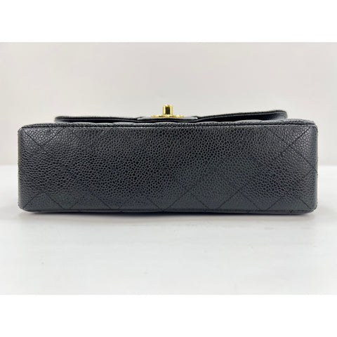 CHANEL Matelasse double flap Shoulder Bag black WS33013