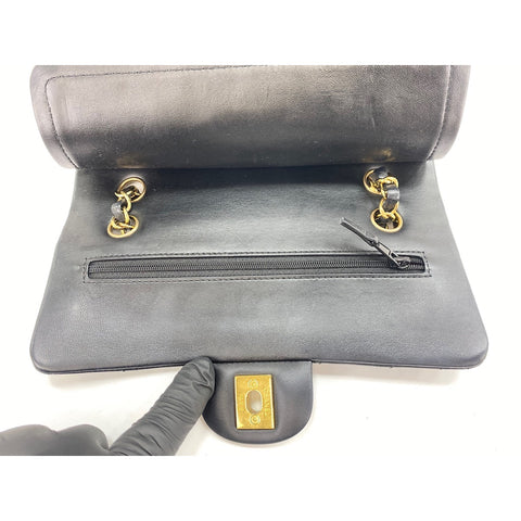 CHANEL Matrasse Shoulder Bag lambskin Navy WS33014