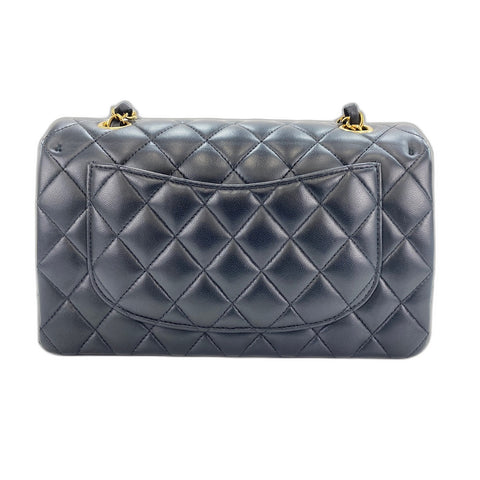 CHANEL Matrasse Shoulder Bag lambskin Navy WS33014