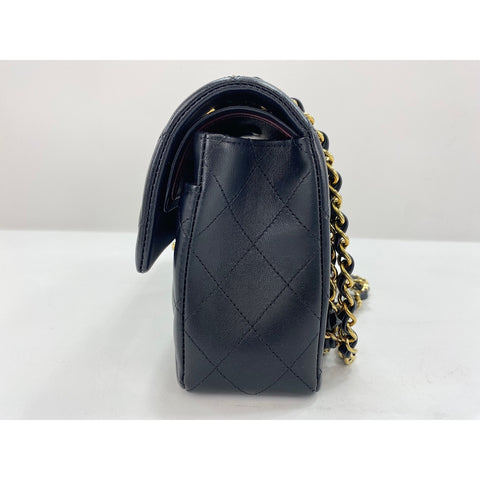 CHANEL Matrasse Shoulder Bag lambskin Navy WS33014