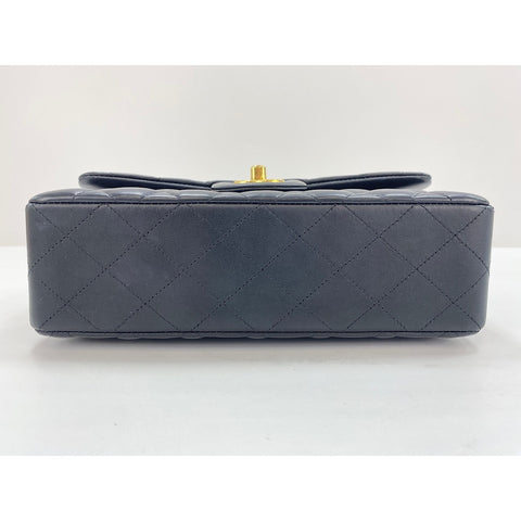 CHANEL Matrasse Shoulder Bag lambskin Navy WS33014