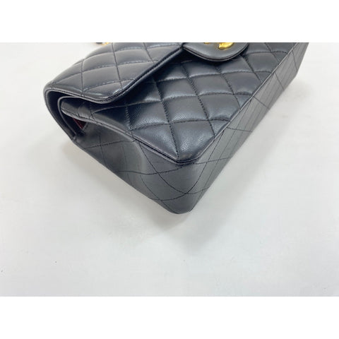 CHANEL Matrasse Shoulder Bag lambskin Navy WS33014