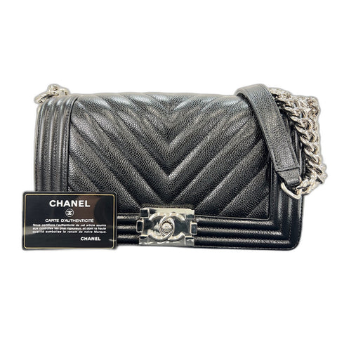 CHANEL Boy chanel Shoulder Bag black WS33015