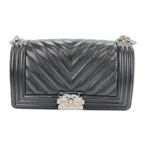 CHANEL Boy chanel Shoulder Bag black WS33015