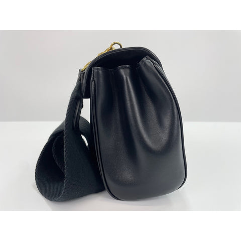 CELINE Teen Soft 16 Shoulder Bag leather black WS33017