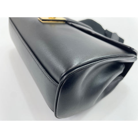 CELINE Teen Soft 16 Shoulder Bag leather black WS33017