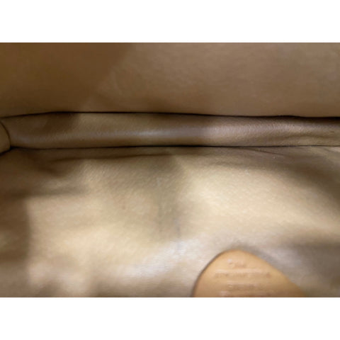 CELINE Shoulder Bag PVC Brown WS33022
