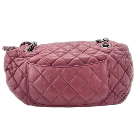CHANEL Matrasse Shoulder Bag lambskin wine-red WS33023