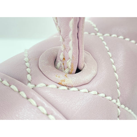 CHANEL Matelasse Handbag lambskin pink WS33024