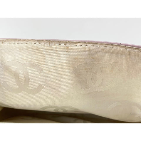 CHANEL Matelasse Handbag lambskin pink WS33024