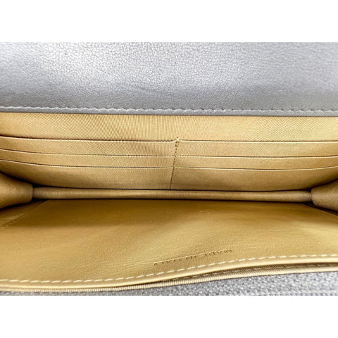 CHANEL Matrasse Shoulder Bag lambskin Silver WS33025