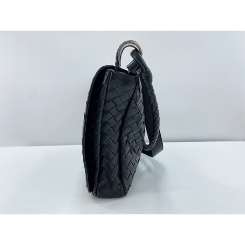 BOTTEGAVENETA Messenger bag leather black WS33026