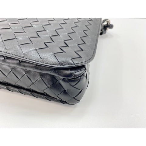 BOTTEGAVENETA Messenger bag leather black WS33026