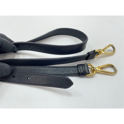 PRADA Tote Bag leather black WS33029