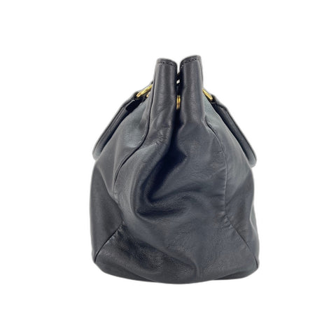 PRADA Tote Bag leather black WS33029