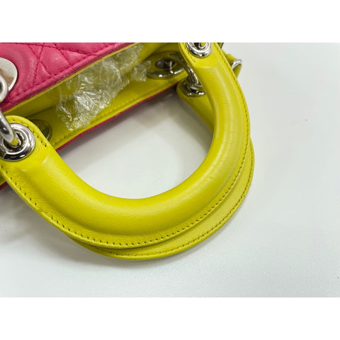 Christian Dior Leather Lady Christian Dior Handbag leather multicolor WS33031
