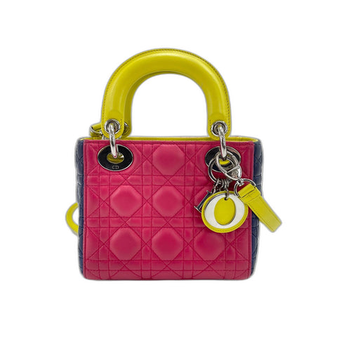 Christian Dior Leather Lady Christian Dior Handbag leather multicolor WS33031