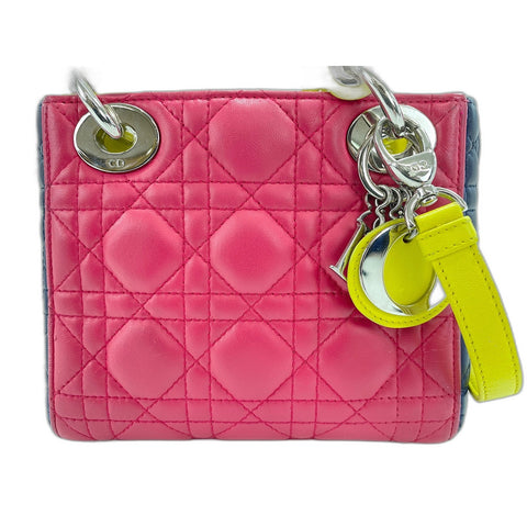 Christian Dior Leather Lady Christian Dior Handbag leather multicolor WS33031