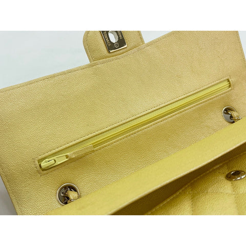 CHANEL Matrasse Shoulder Bag yellow WS33032