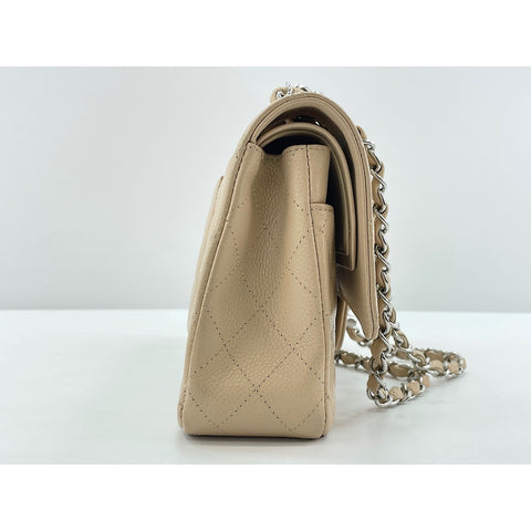 CHANEL Matelasse double flap Shoulder Bag beige WS33033