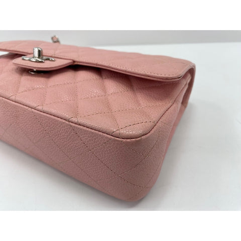 CHANEL Matelasse double flap Shoulder Bag pink WS33037